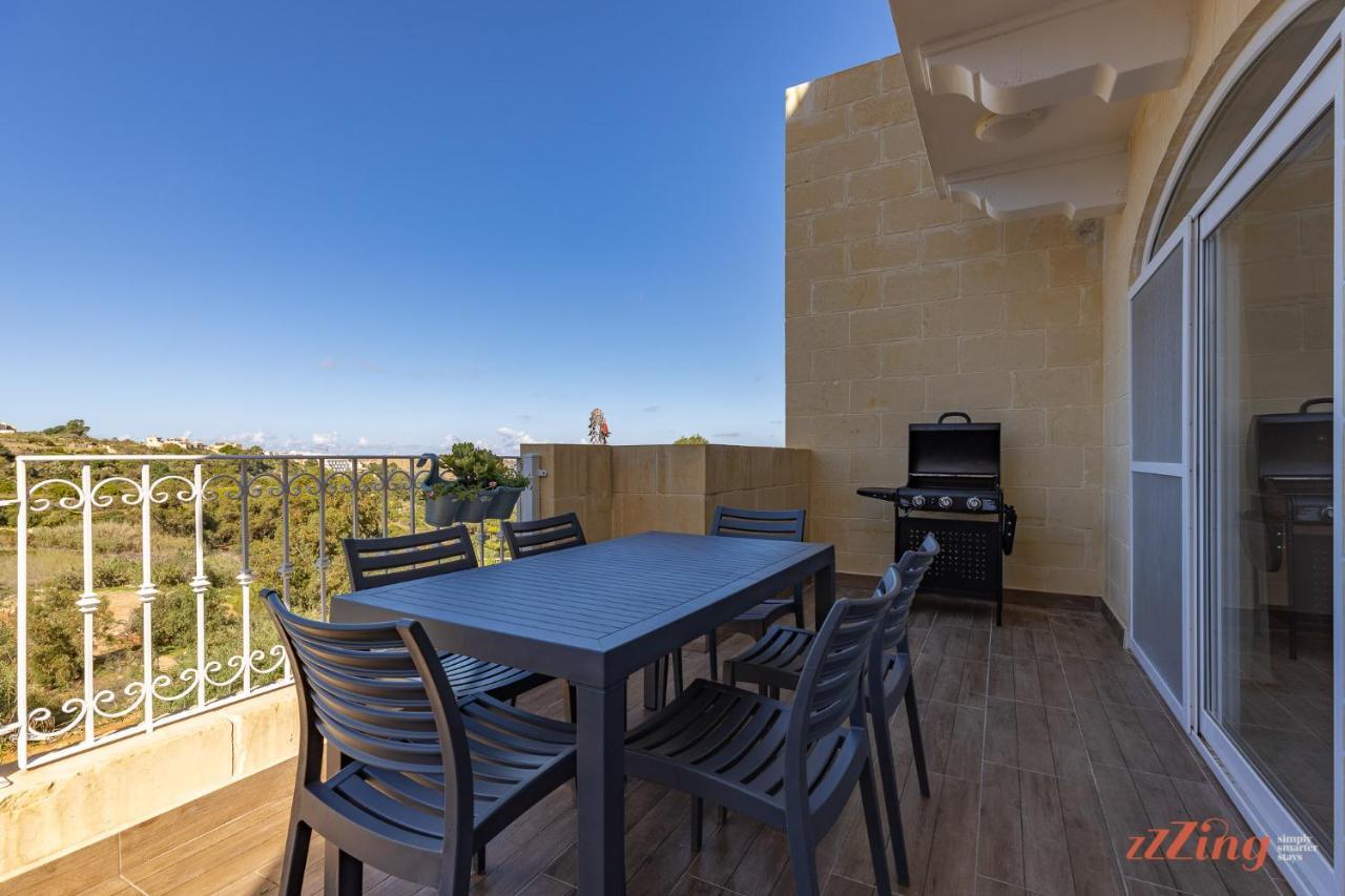 Gozo - Apartment With Stunning Views & Shared Pool Xagħra Exteriér fotografie