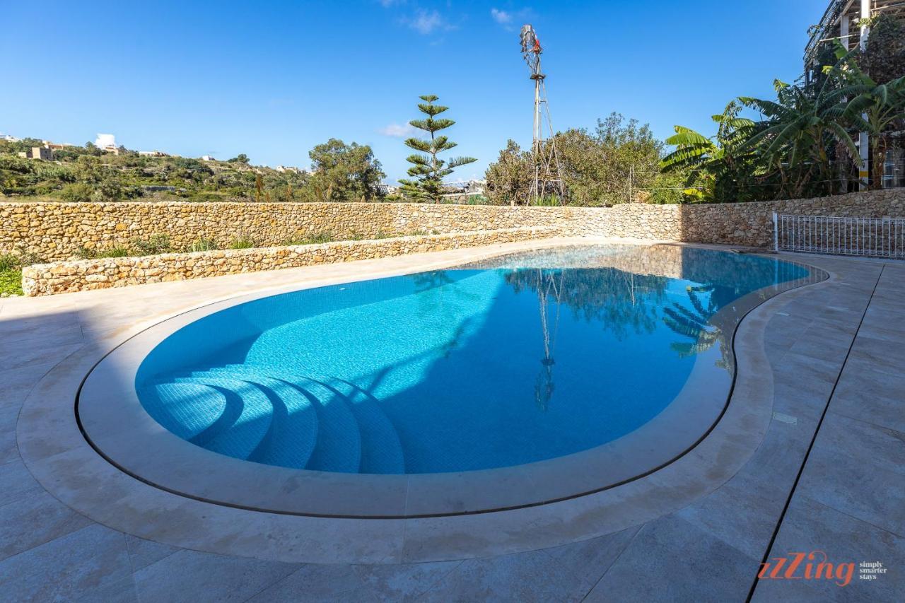 Gozo - Apartment With Stunning Views & Shared Pool Xagħra Exteriér fotografie