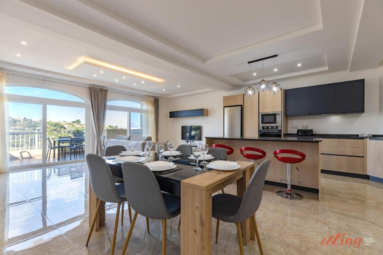 Gozo - Apartment With Stunning Views & Shared Pool Xagħra Exteriér fotografie